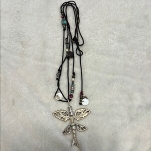 Und de 50 Elegant Silver Dragonfly Pendant Necklace